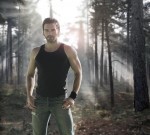 Man in forest