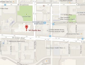 Map of Long Beach Public Library