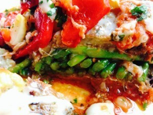 The Hollow eggplant close up