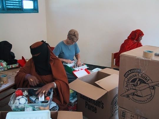 The shoeboxes! The precious Operation Christmas Child shoeboxes that so many of you lovingly donate!
