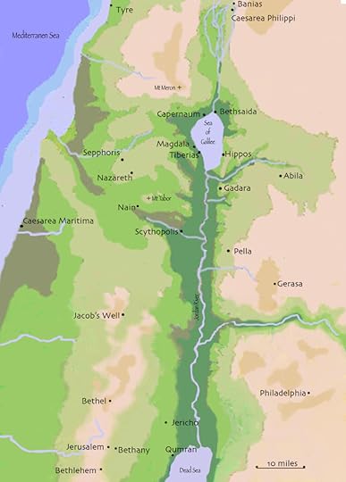 1st C. Israel, map C.L.Francisco