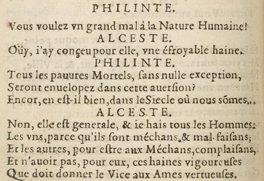 Le misantrope , comédie, par J.-B. P. de Molière