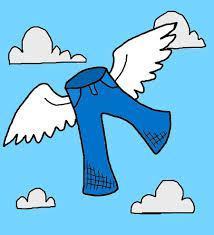 flying pants