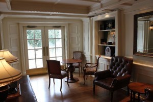 The calming Bellevue Lounge at the Boardwalk Inn.