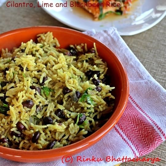 Cilantro, Lime and Black Bean Rice