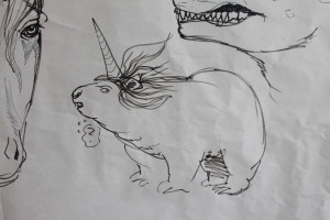 A groundicorn, or a unihog? By Burton Booz