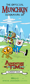 It's the Official Bookmark of Munchkin Adventure Time!