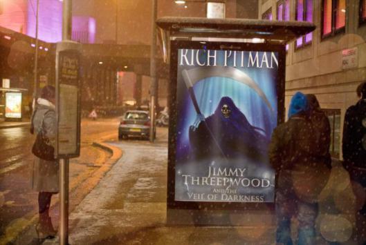 Jimmy at a Bus shelter