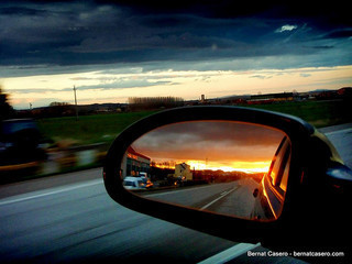 escaping of the sunset....