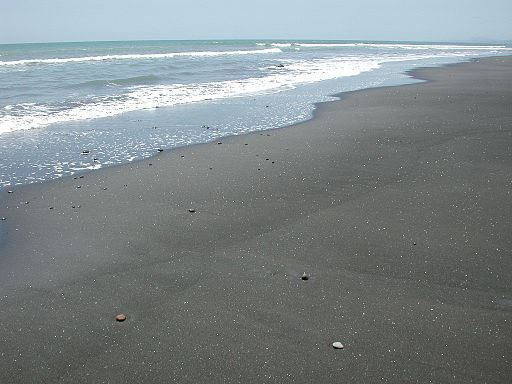 Glistening_black_sand_beach_at_White_Cliffs