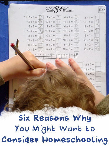 Six Reasons Why You Might Want to Consider Homeschooling