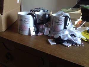 mugs and bookmarks