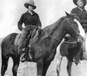 Grandma on Horse