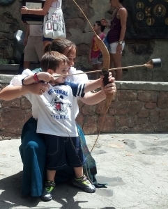 Fozzie loves archery, too!