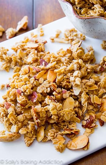 Ditch store-bought, healthy homemade granola is easy! You will love this Vanilla Almond Granola @sallybakeblog
