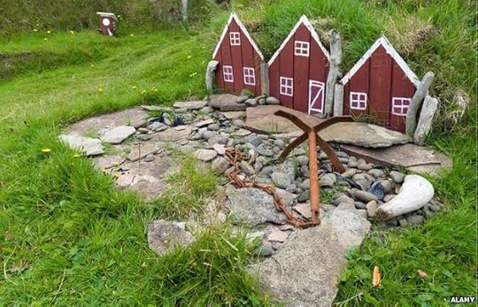 Elf houses, Papey Island, East Iceland