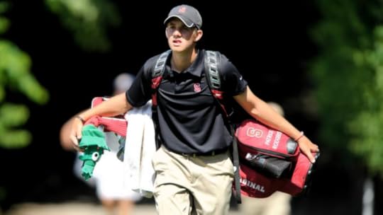 Patrick Rodgers won't have to worry about carrying his own bag this week. 