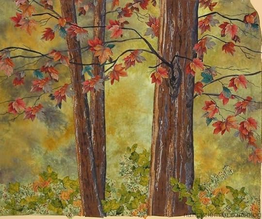 How to create a simple landscape quilt design by Nancy Zieman and Natalie Sewell