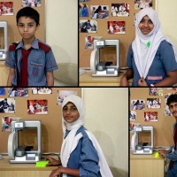 Global innovators show their creations next to the Cube 3D printer