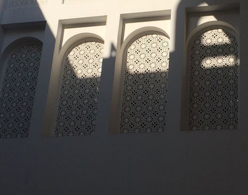 Architectural detail in the newly refurbished Manama souq