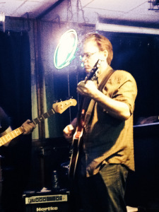 Some handsome guy playing guitar
