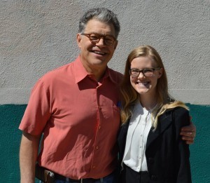 Photo of Heather Klindworth and Al #TeamFranken