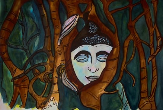 #Buddha, The Knowledge Tree. Copyright Vikram Roy 2014