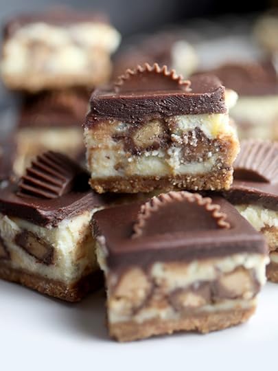 Peanut Butter Cup Cheesecake Bars