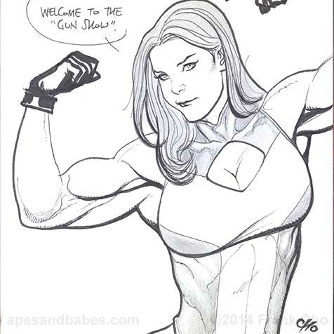 Frank Cho: She-Hulk sketch cover