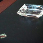 FDR's ashtray and burned table top