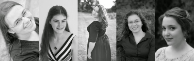 Five Glass Slippers Author Collage B&W