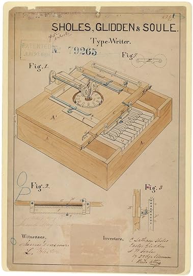 07253_2003_001.tif Typewriter Patent drawing 6/23/1868