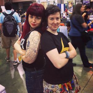 Me and Kelly Sue Deconnick