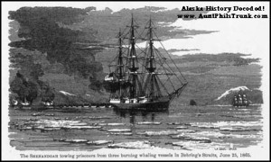 Confederate ship The Shenandoah fired on whaling ships in the Bering Sea of Alaska on June 25, 1865.