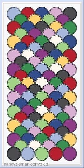 Shell Game Table Runner – Discover the fun of fabric circles