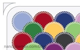 Shell Game Table Runner – Discover the fun of fabric circles