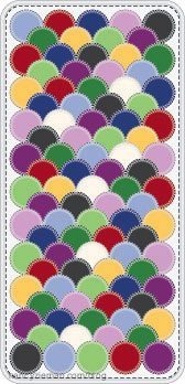 Shell Game Table Runner – Discover the fun of fabric circles