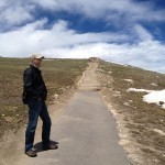 Climbing to the high point of Trail Ridge