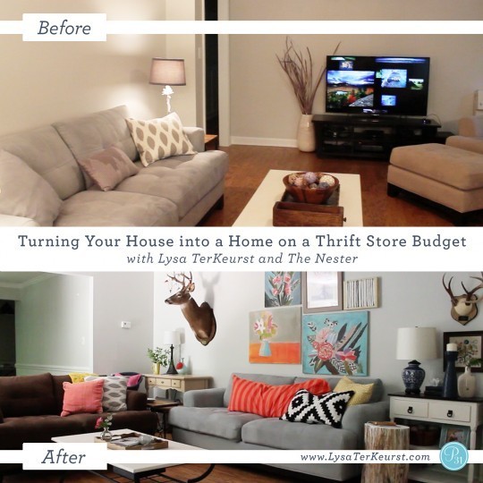 Turning a House into a Home on a Thrift Store Budget: Day 3
