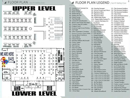 Sci-Fi in the Valley Map - Tables E4- E5