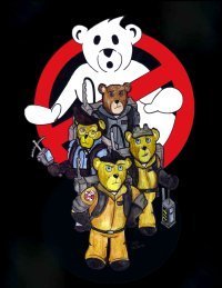 Exclusive Teddy Bear Ghostbuster Print by Nick Davis