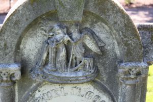 Death on a headstone in Union Cemetery