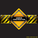 Under Construction Caution Sign