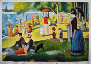 A Sunday Afternoon on the Island of La Grande Jatte by Seurat.