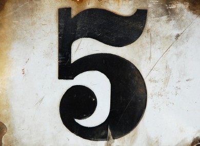 number-5-copper-plate-390x285