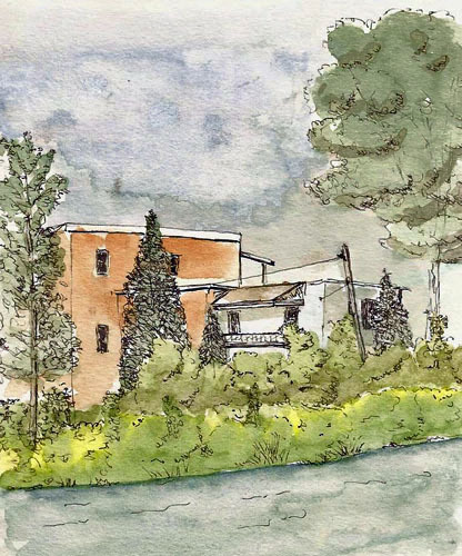 Along the St. Charles River