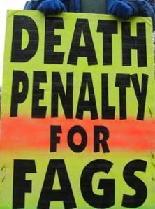 death penalty for fags