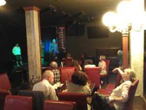 Between the pub Pillars, even Pat's pub regulars enjoyed the readers!