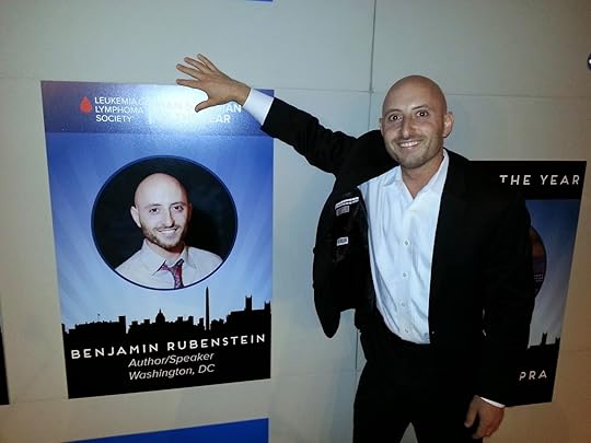 Benjamin Rubenstein meeting himself as a candidate for Man & Woman of the Year