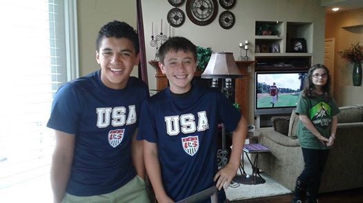 Photo: Ready for the USA game!